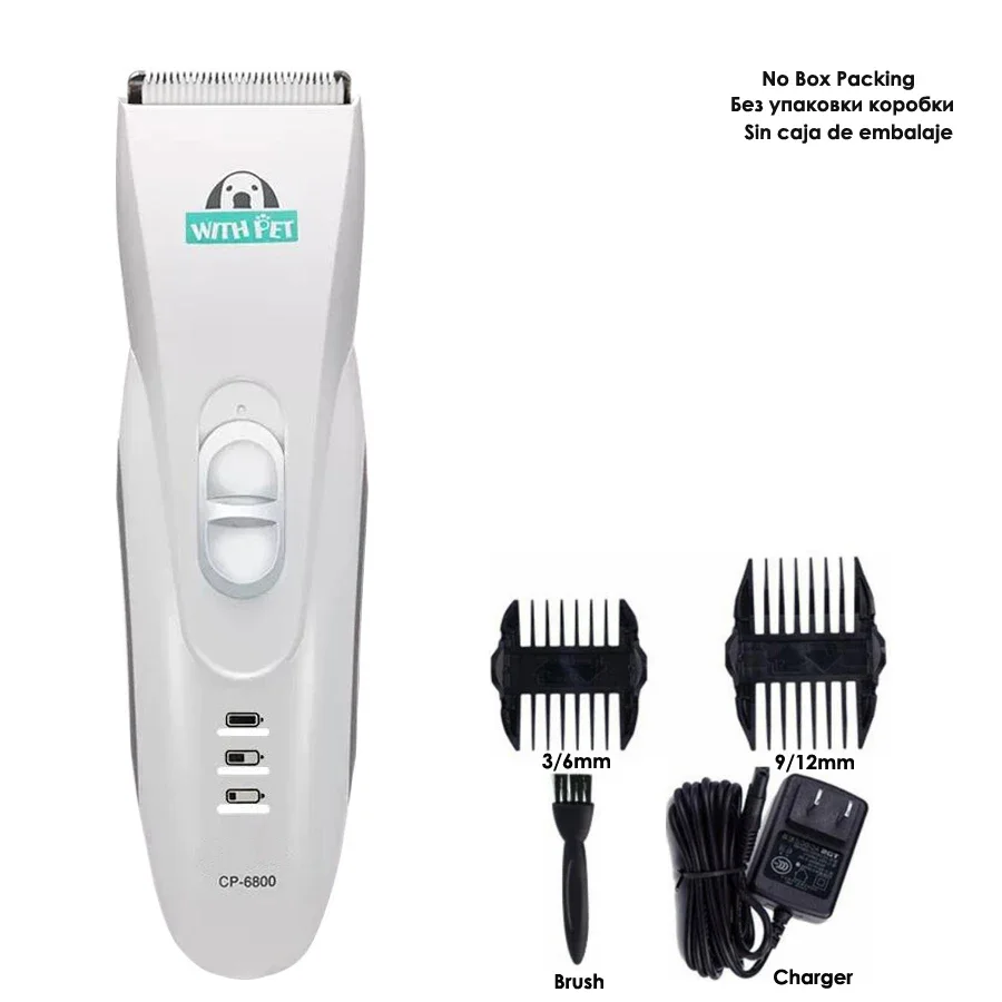 Electric Pet Dog Hair Trimmers CP6800 Professional Clippers Grooming Tool Rechargeable Cat Shavers Hair Cutter Dog Haircut 6800