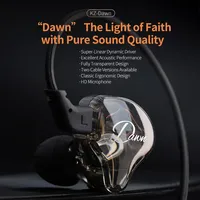 KZ Dawn in-Ear Headphones,1DD HiFi Noise-canceling Earbuds with a 3.5mm Interface,are Suitable for Most Devices