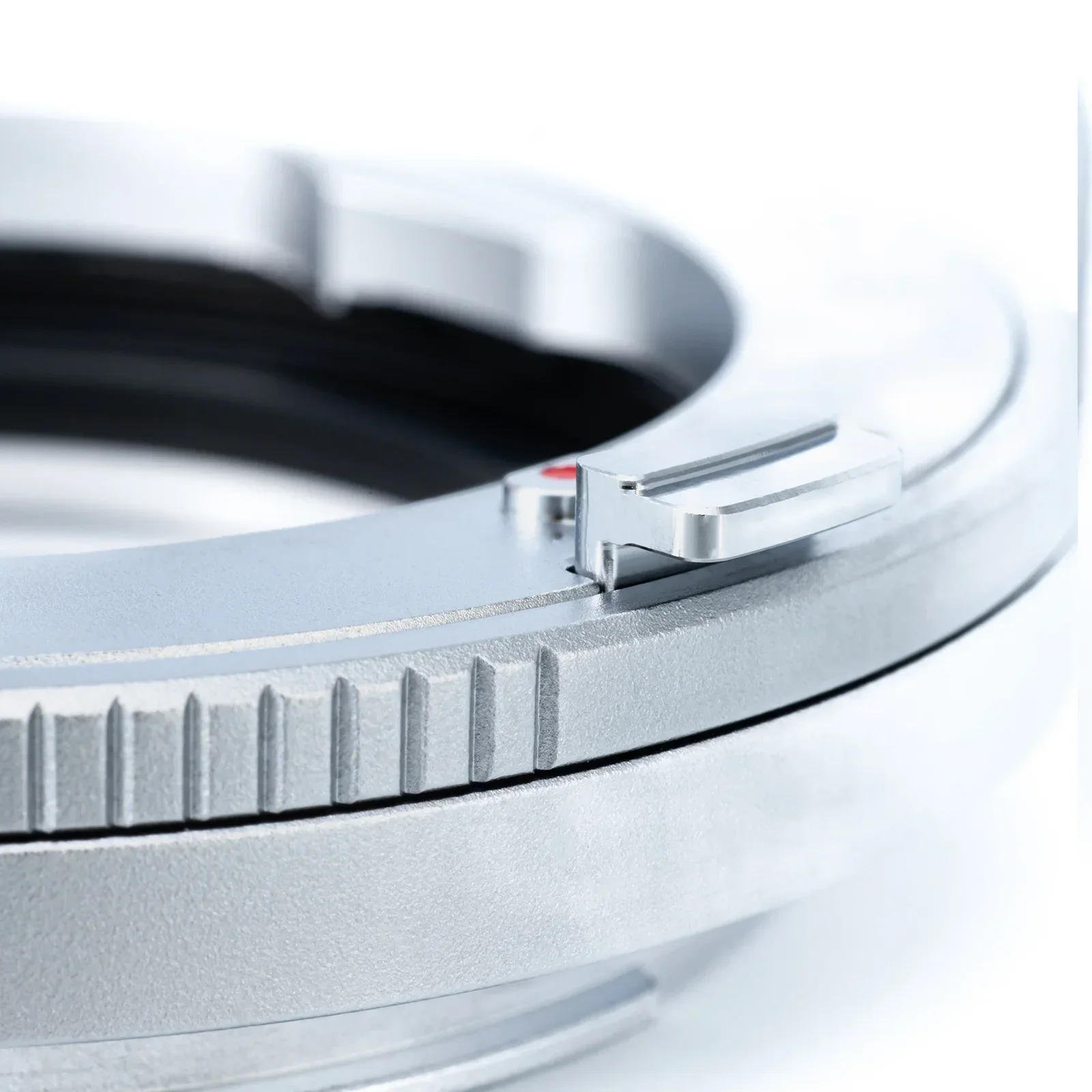 Lens Adapter Helicoid Leica M Lens to Leica L SL CL Macro Focu cameras accessories Made of brass and aluminum Silver