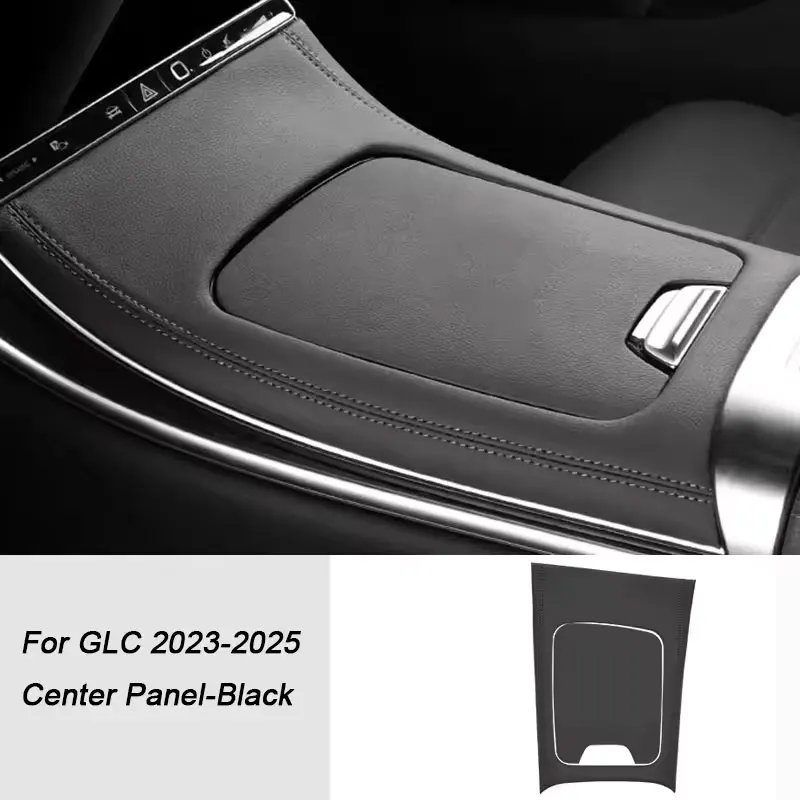 For Mercedes Benz GLC X254 2023 2024 2025 Leather Car Central Gear Shift Storage Panel Rear Air Conditioning Outlet Frame Cover