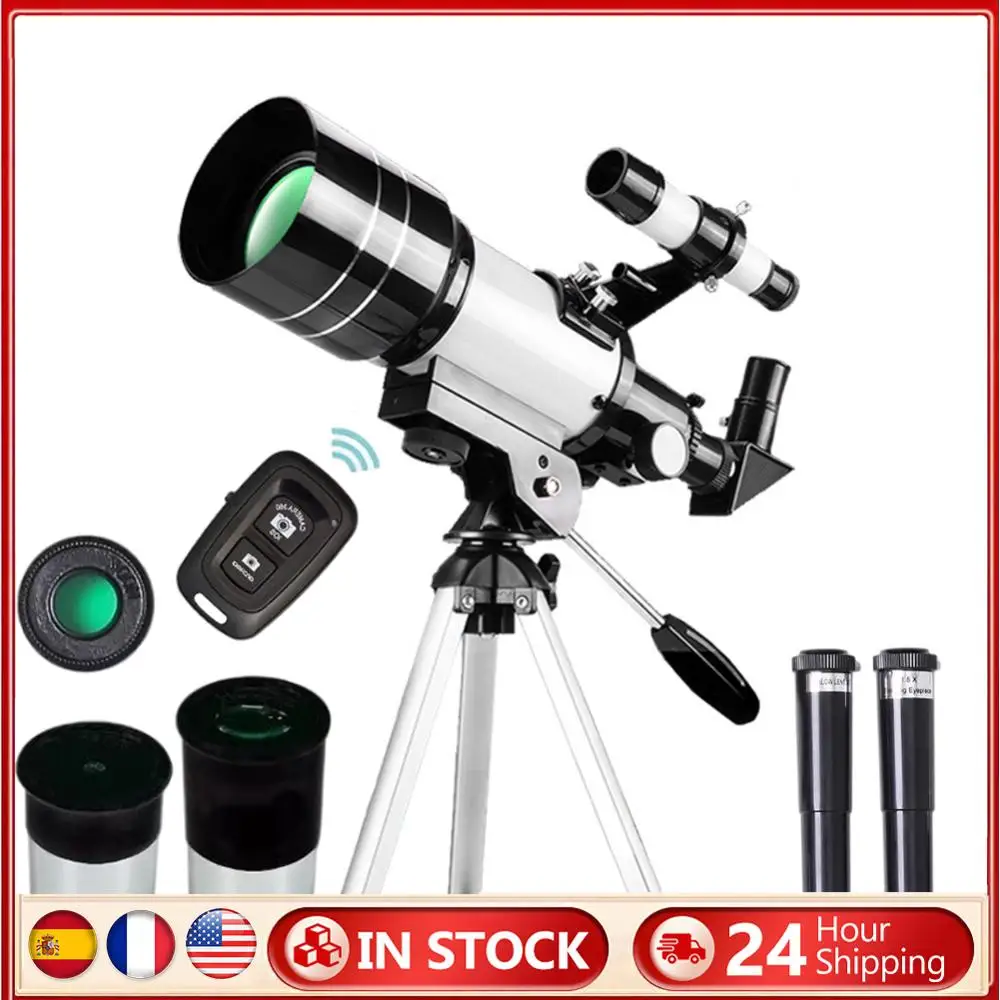 

Telescope for Adults&Kids 300mm Portable Telescope 15X-150X Astronomical Refractor Telescopes Astronomy Beginners Gifts
