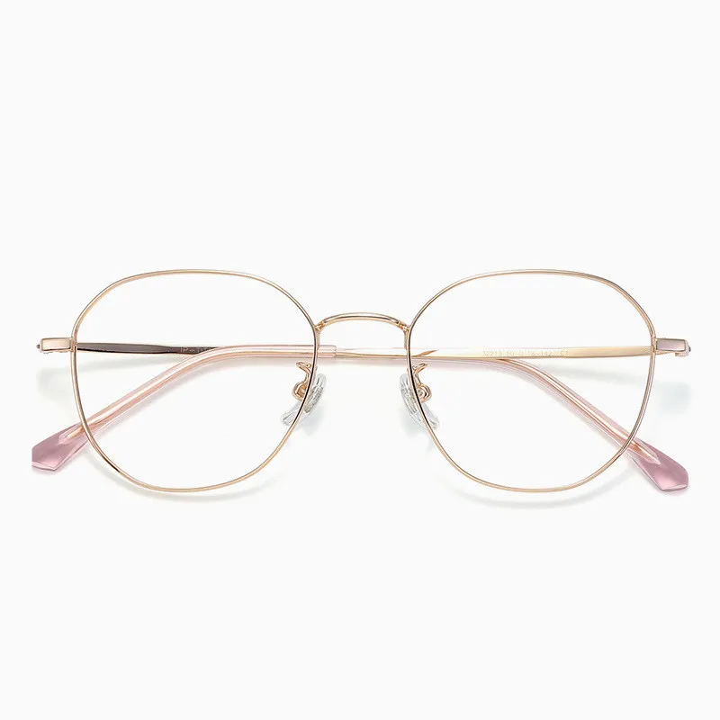 Ultra light pure titanium eyeglass frame can be matched with lenses, myopia glasses, anti blue light prescription glasses