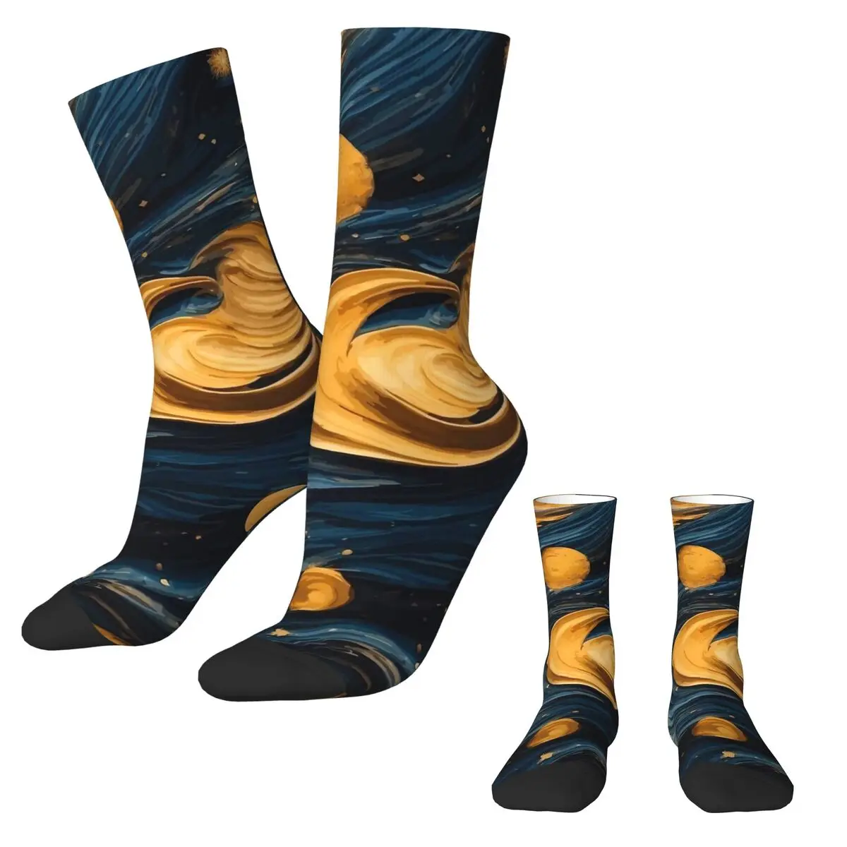 Van Gogh Art Socks Modern Stockings Winter Non Skid Men Socks High Quality Pattern Outdoor Socks