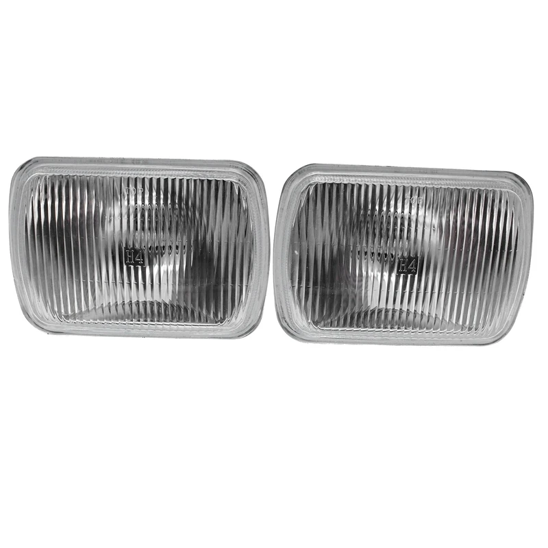 1 Pair Replacement Bumper Clear Lens Fog Light Assembly With Bulb Fit For For Toyota Hiace 1982-2004