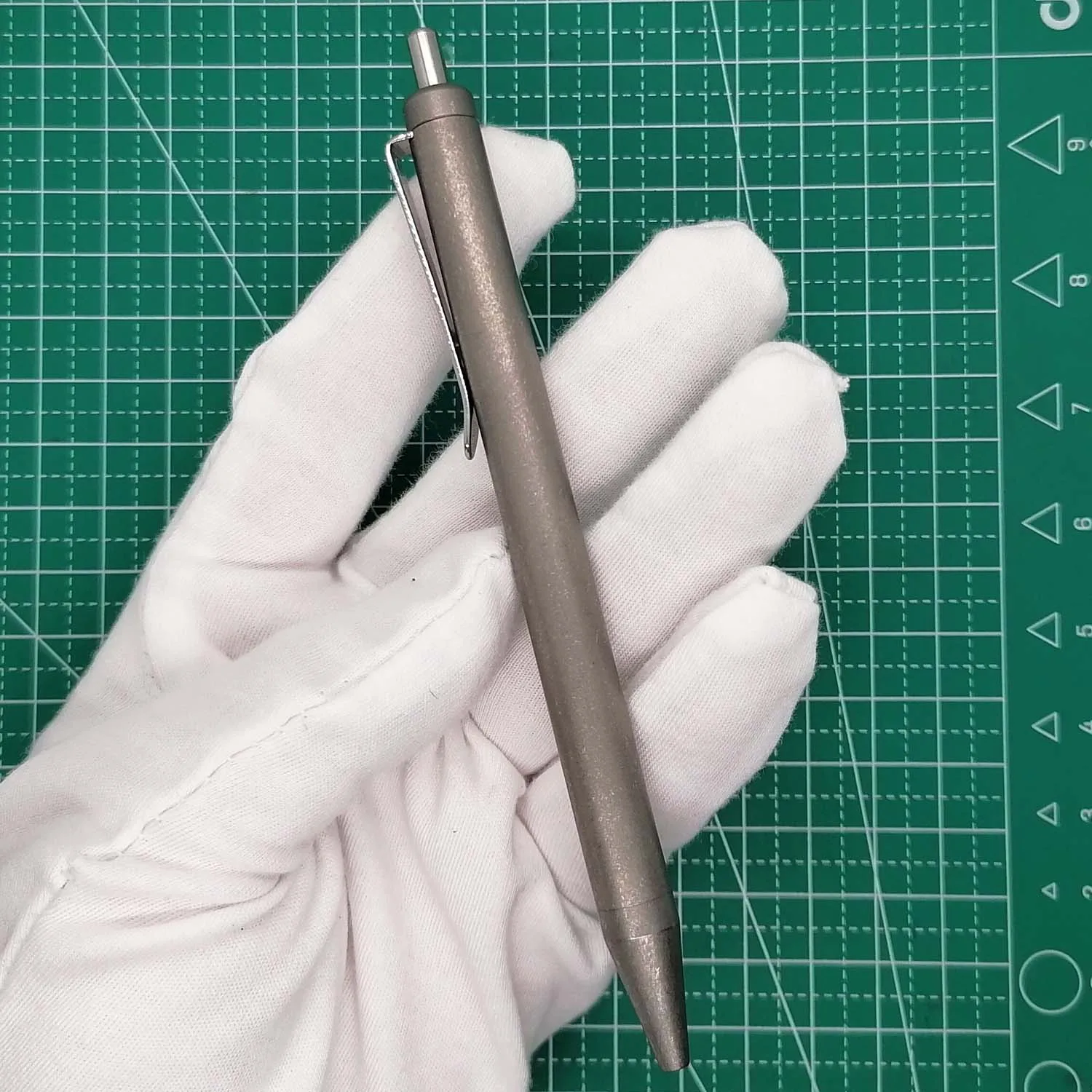 1 Piece Titanium Click Pen Mechanism Ball Point EDC Pen with TI Pocket Clip