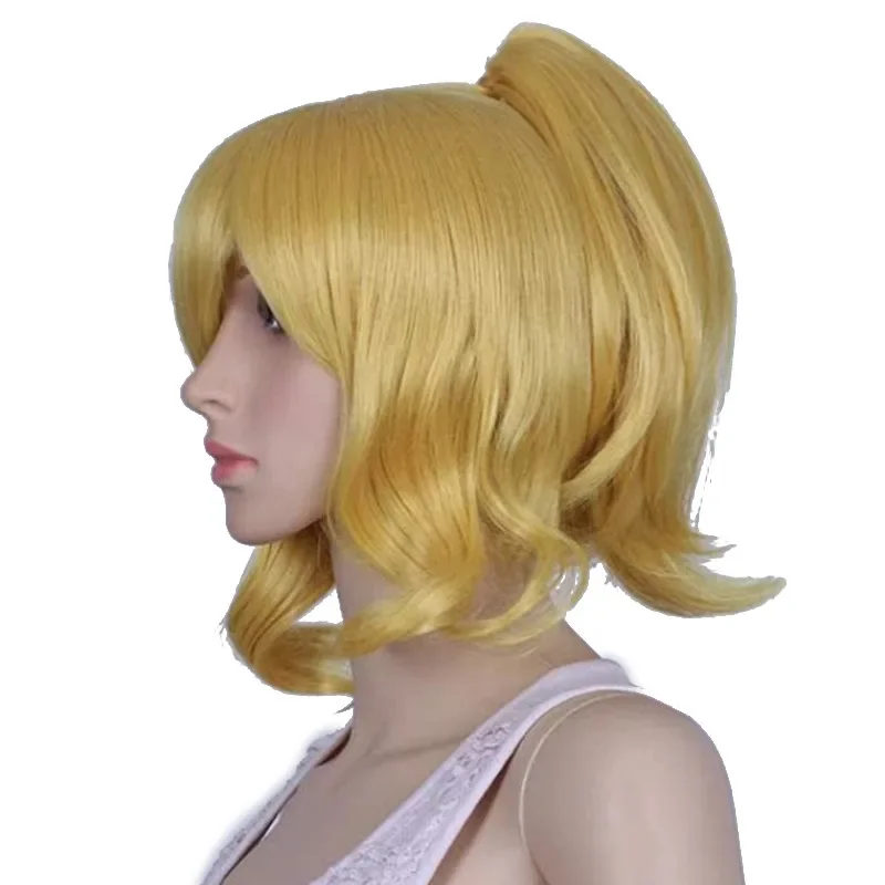 Popular Practical Hot Sale Gradual Change Color Cosplay Anime Wig Cos Harajuku Color Long Curly Hair Lolita  Wigs with Cosplay C