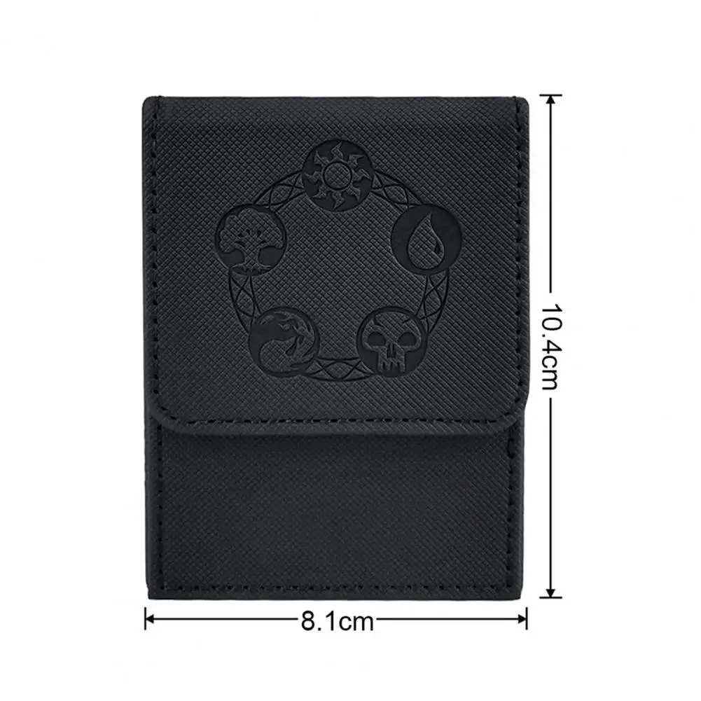 Protective Card Case Capacity Card Storage Box with Soft Lining Strong Magnet Closure Deck Case Holder for Game Card Protection