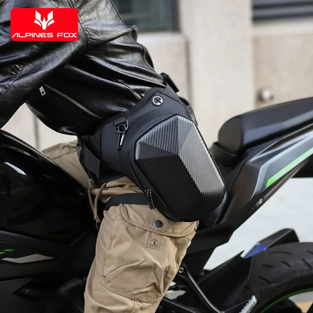 Motorcycle Leg Bag EVA Hard Shell Waterproof Motorbike Waist Leg Bag Outdoor Sports Casual Fanny Pack Men Women Hip Bum Pack