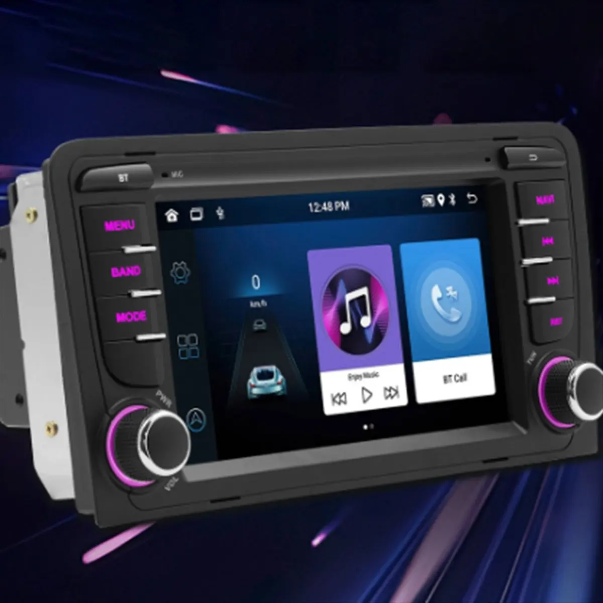 Super Sale Car 7 Inch Bluetooth Portable Screen 2+64G GPS Navigation Display Wireless Carplay Android Auto for Audi A3 2003-2012