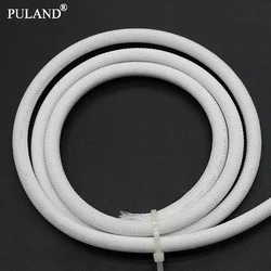 1~50m White PET Braid Sleeves 2/4/6/8/10/12/14/16/20/25/30/35/40/50/60mm High Density Insulated Snake Skin Cable Wrap Sheath