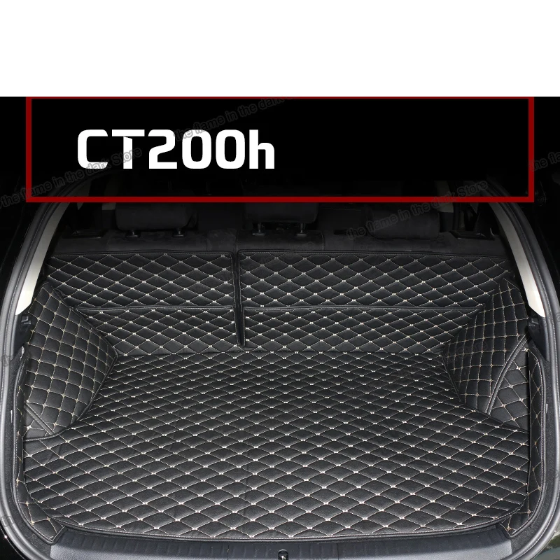 

for Lexus Ct200h Leather Car Trunk Mat Cargo Liner Ct200 ct 2012 2013 2014 2015 2016 2017 2018 2019 Carpet boot rear accessories