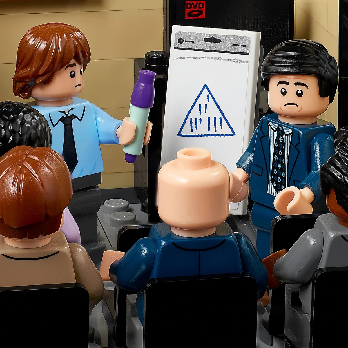 LEGO Ideas The Office American Workplace Dunder Mifflin’s Scranton 15 Minifigures of The Office’s Main Characters 21336 Toy Gift