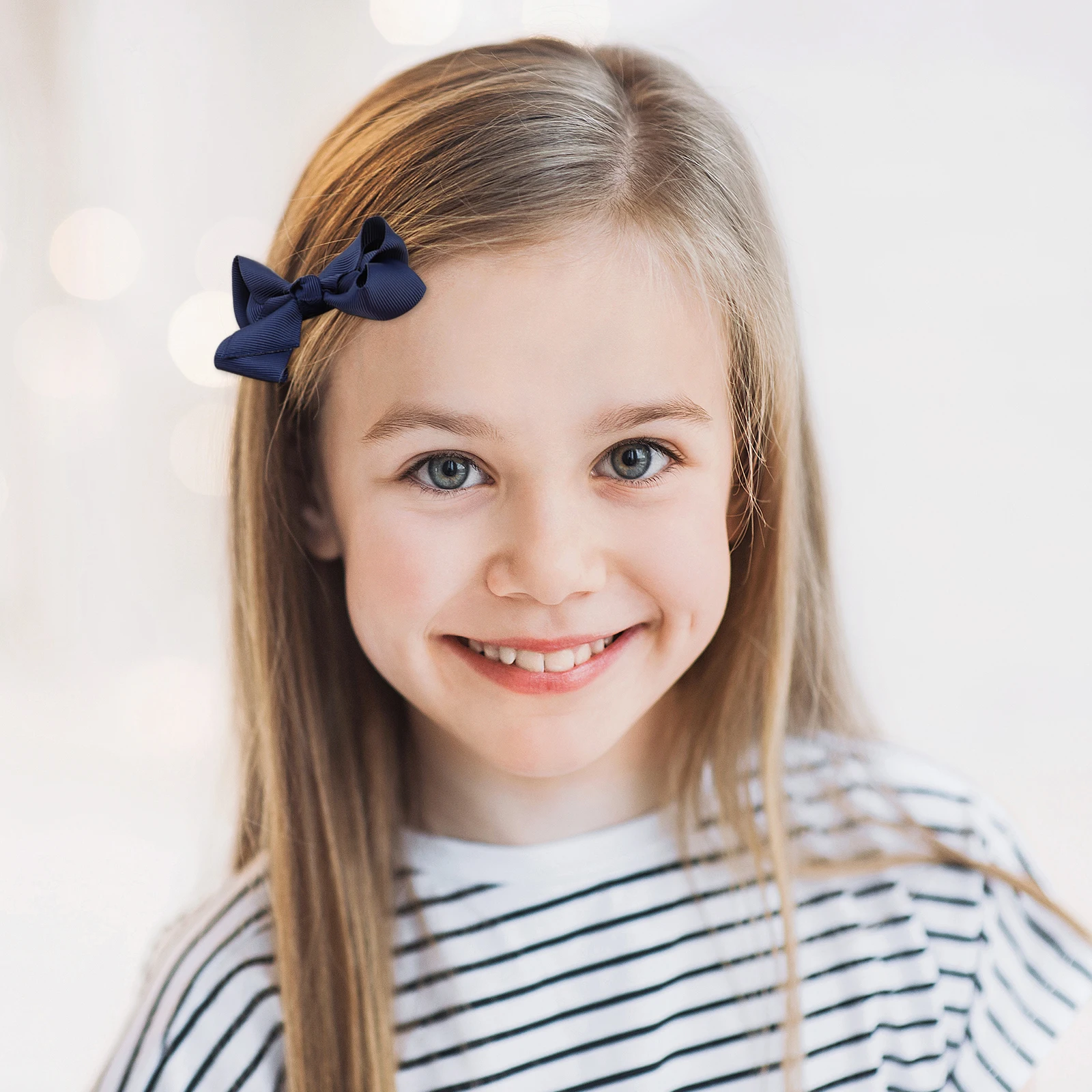 

4 Pcs Foreign Trade Hair Clip Set Child Girls Accessories Fabric Children Bow Clips