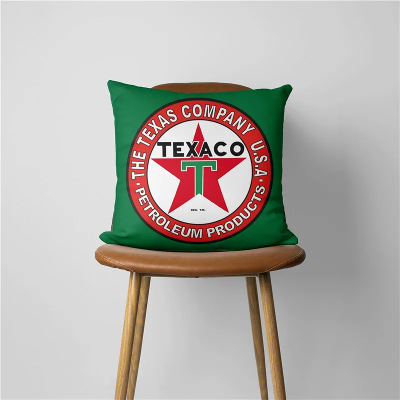 Texaco  Pillowcase  Pillow Case Car Chris Pillow Cover Sofa Chair Cushions 254