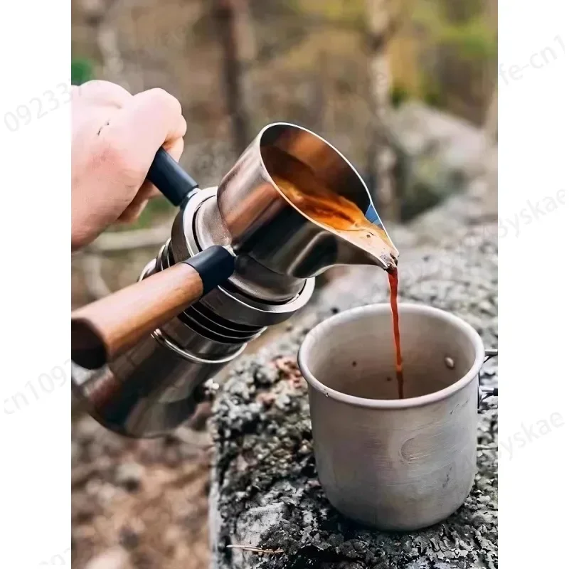 UK 9b Jet Coffee Machine High Pressure Extraction Outdoor Espresso Mocha Pot