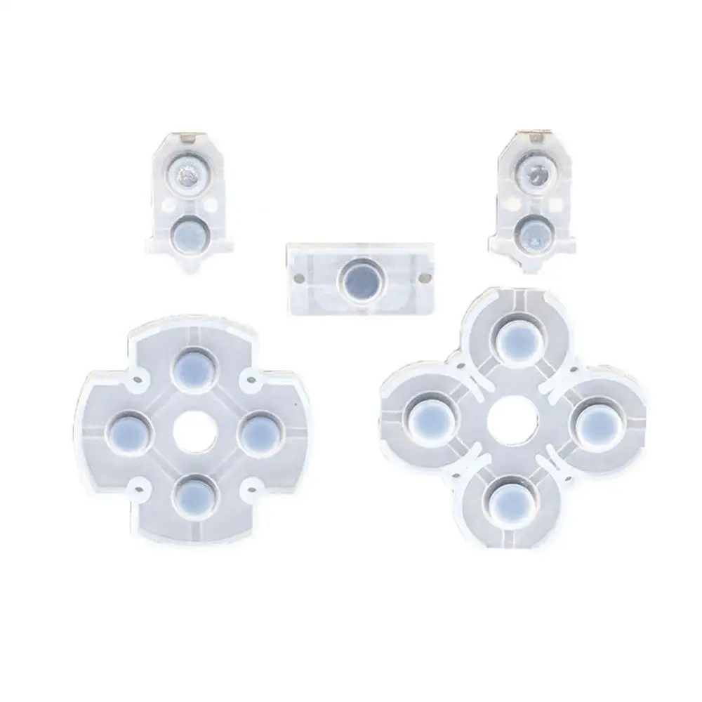 1 Set For Conductive Game Console Repair Parts Game Replacement Gamepad Button Controller Conductive Pads For PS4 For SONY-PS4