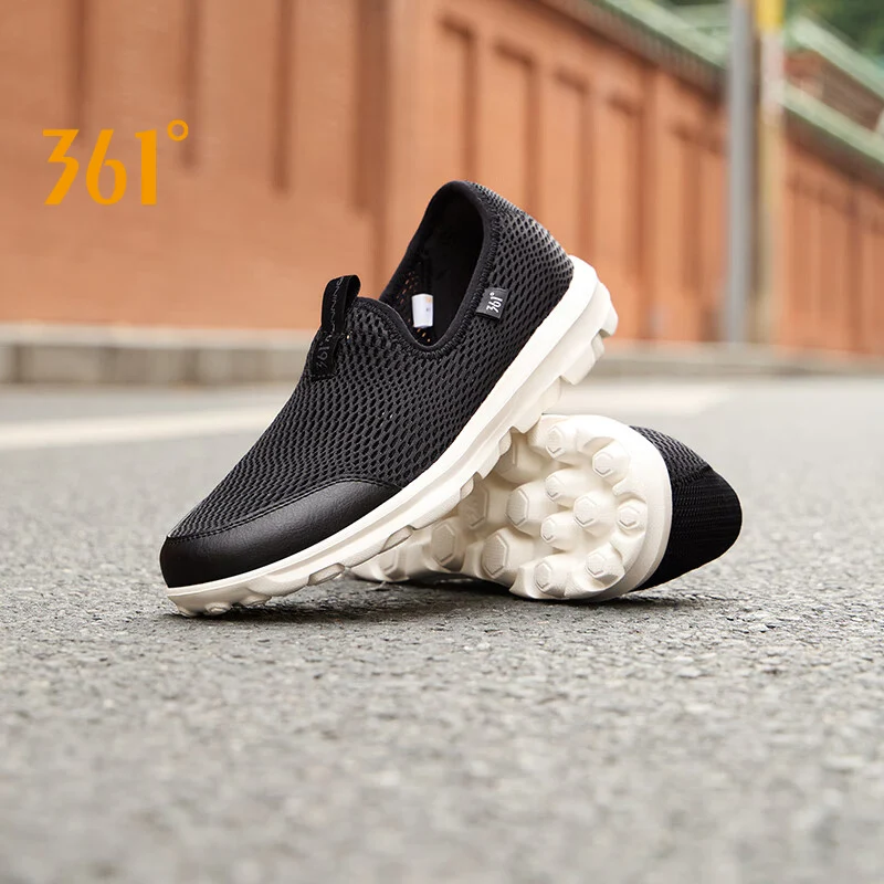 361 Degrees Men Running Shoes Lace up Male Sport Shoes Lightweight Comfortable Breathable Mesh Walking Sneakers Tenis 672422250