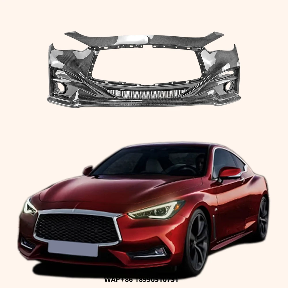 

For Infiniti Q60 CV37 17 Onwards EPA2 Style Carbon Fiber Front Bumper Body Kits