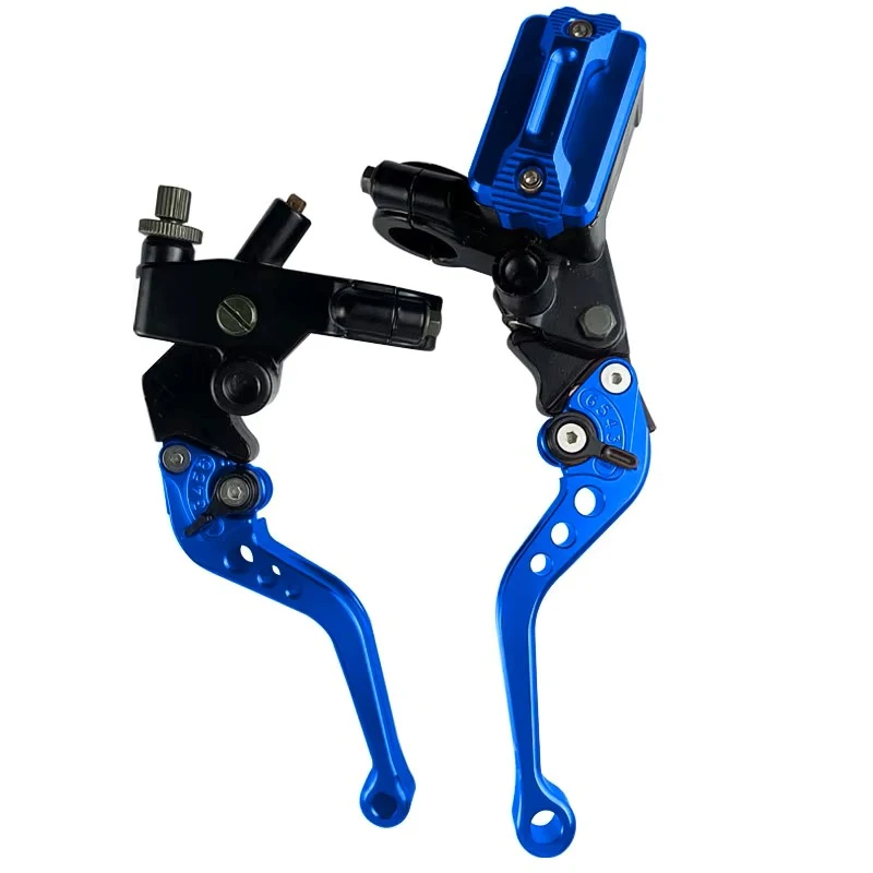 CNC Een Paar 7/8 "22mm Universele Motorfiets Hoofdremcilinder Hendel Kabel Koppeling Reservoir Voor Scooter Sport crossmotor