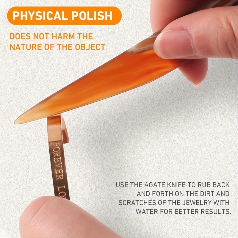 

1 шт. Натуральный агатовый полировальный брусок 7-18 см для ювелирных изделий: золота, серебра, меди, колец, браслетов. Универсальный инструмент для полировки.