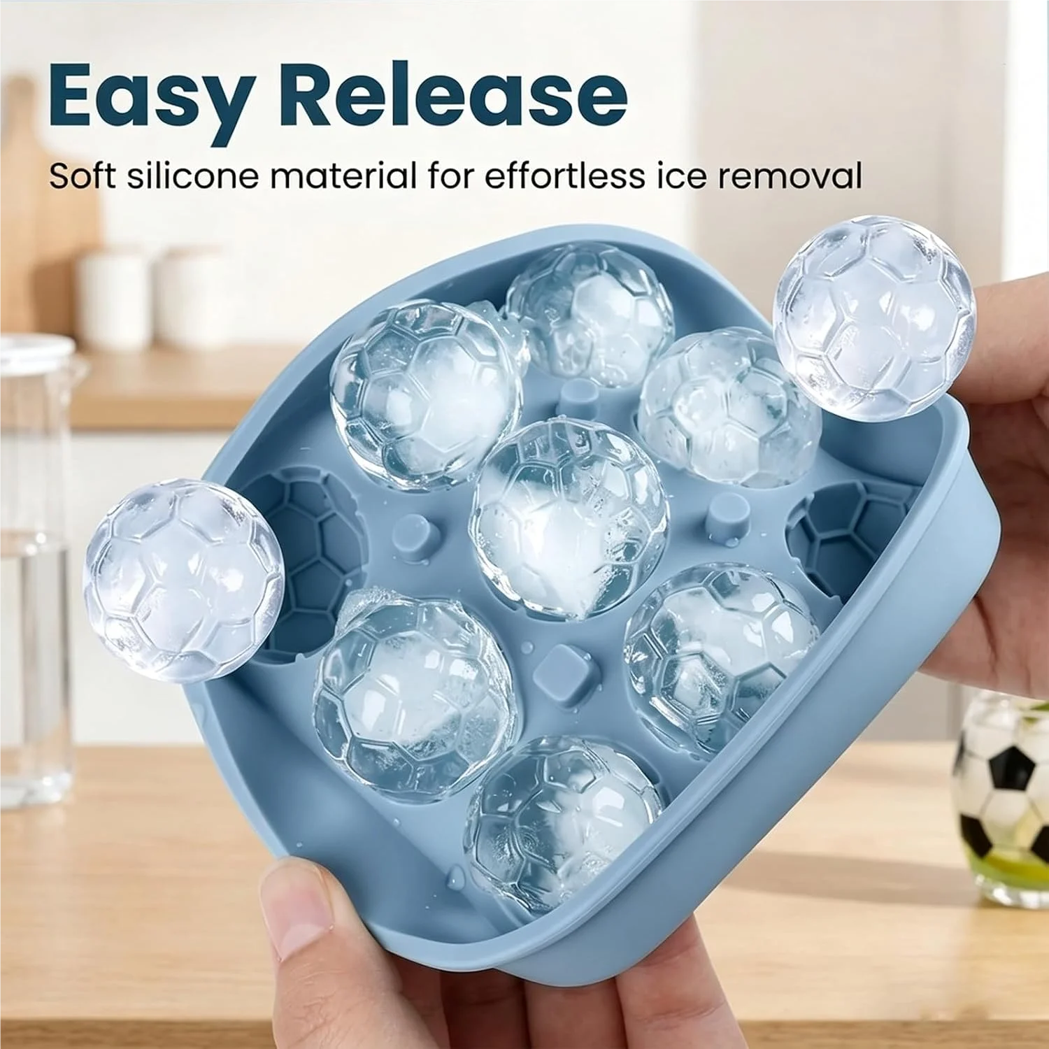 Soccer Ball Ice Cube Molds,9/4 - Party Games Gamecube 评论和价格