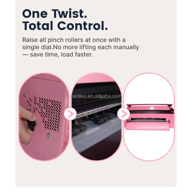 Beginner-Friendly Direct To Film Pink A3 DTF Printer With Guide XP600 DTF Transfer Printer For Small Business & DIY Use