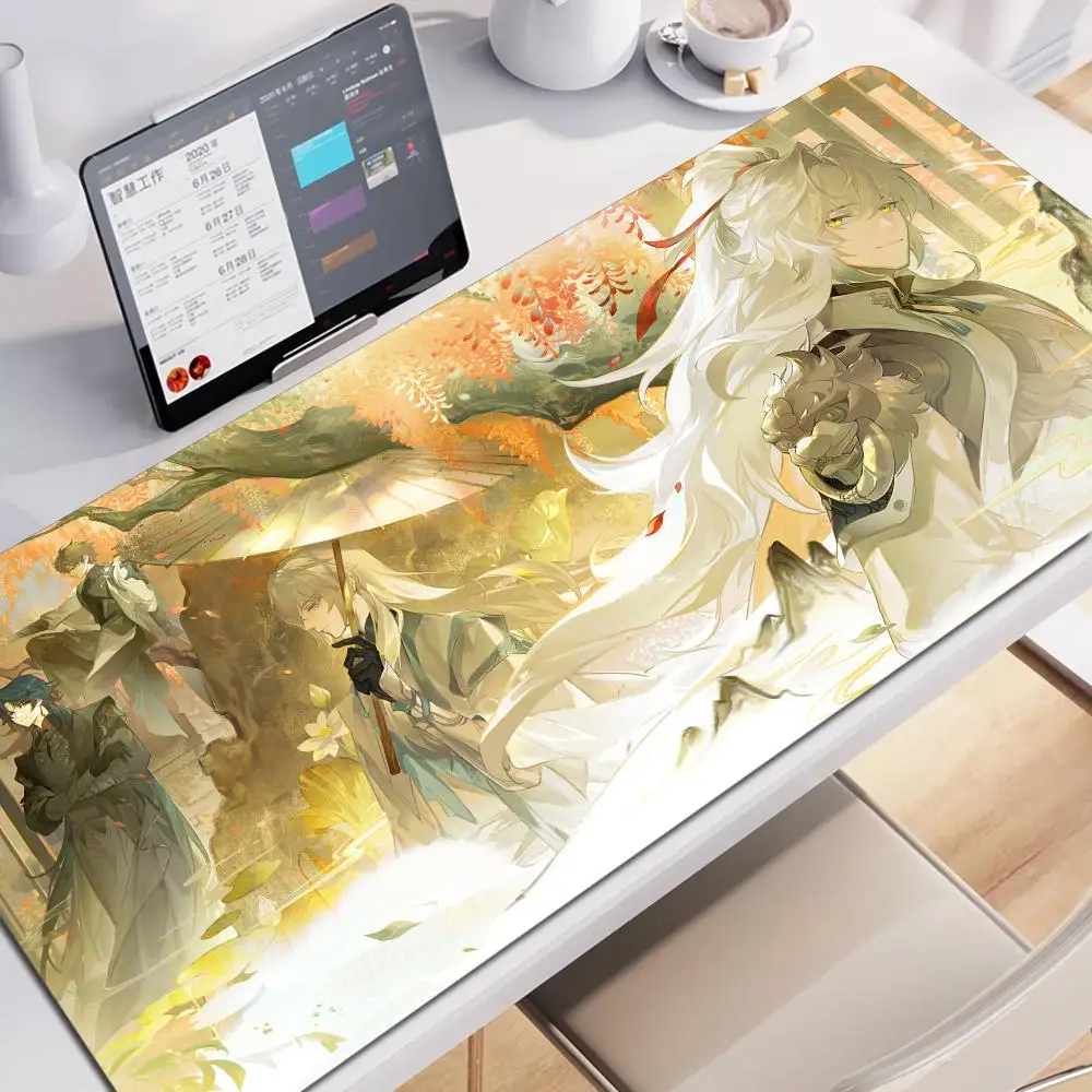 1pc Honkai Star Rail Jing Yuan Mouse Mat Desk Mat With Pad Gaming Accessories Prime Gaming XXL Keyboard Pad