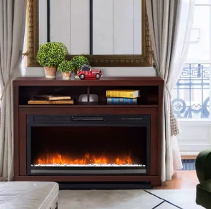 Simulated Flame Fireplace, Ornamental Decoration