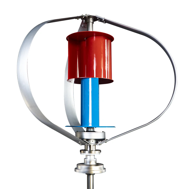 Low Start up Wind Speed 12V 24V 300W Vertical Axis Wind Turbine Generator