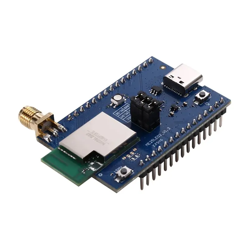 

Беспроводной модуль ABZW RF Lora с антенной PCB для MX25LE02 SX1262 NRF54L15, Uart, BLE 6.0, LoRaWAN Combo, для передачи данных на большие расстояния