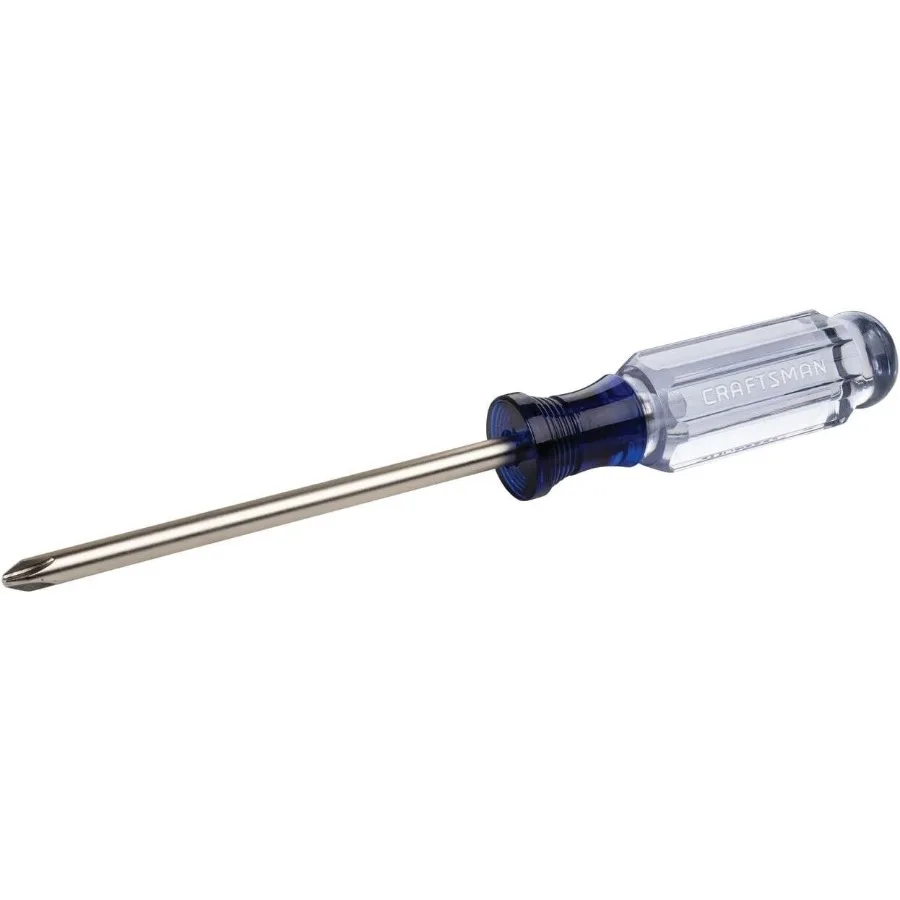Cacciavite Phillips 2x4 pollici, manico in acetato per riparazioni domestiche e progetti fai-da-te