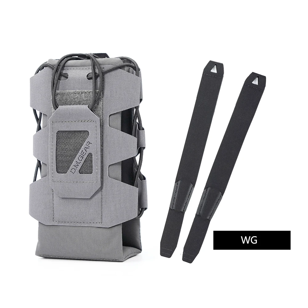 Molle Pouch Tactical Water Bag Holster Carry Hunting Camping Walkie Talkie Camping Holder Pocket Outdoor Sport Pouch Vest Black