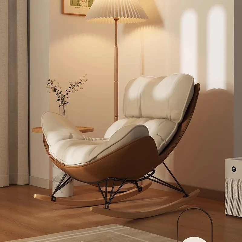 

Rocking chair recliner living room balcony adult free chair single leisure sofa