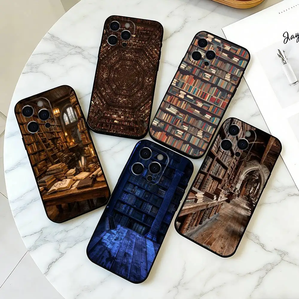 

A-Alchemist Shelf Book L-Locker Phone Case Silicone Soft For IPhone 17 16 15 14 13 12 11 X XR Plus Pro Max Plus
