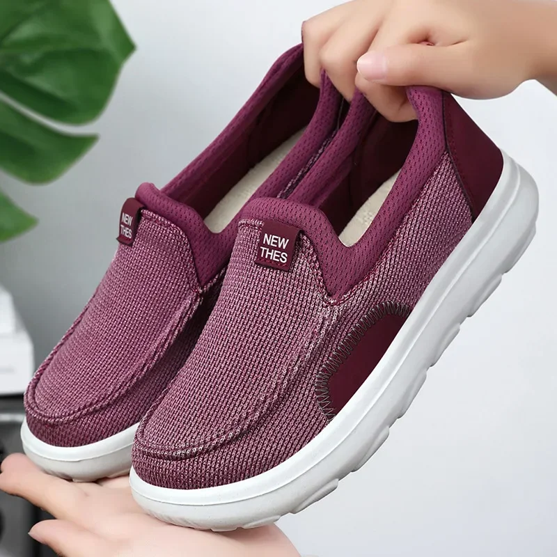 

Cloth shoes for women in spring and autumn, breathable single shoes, one foot shoes for couples, casual walking men's shoes