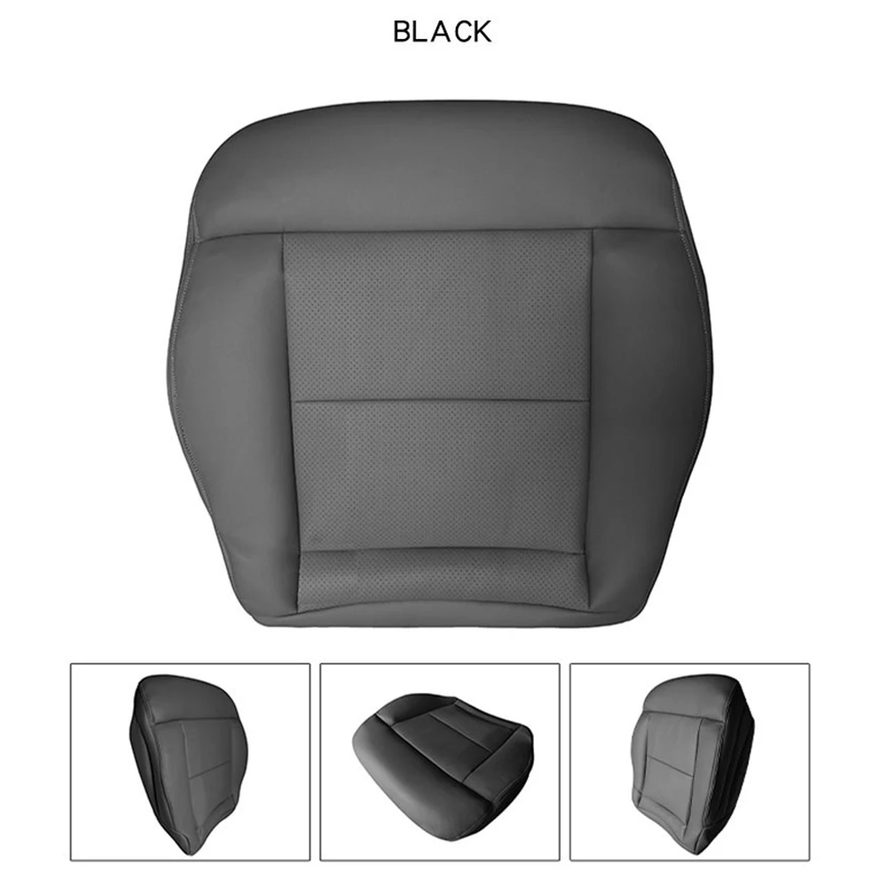 Car Front Driver Side PU Leather Seat Cushion Bottom Seat Cover for 2010-2014 Mercedes-Benz E350 E550 W212