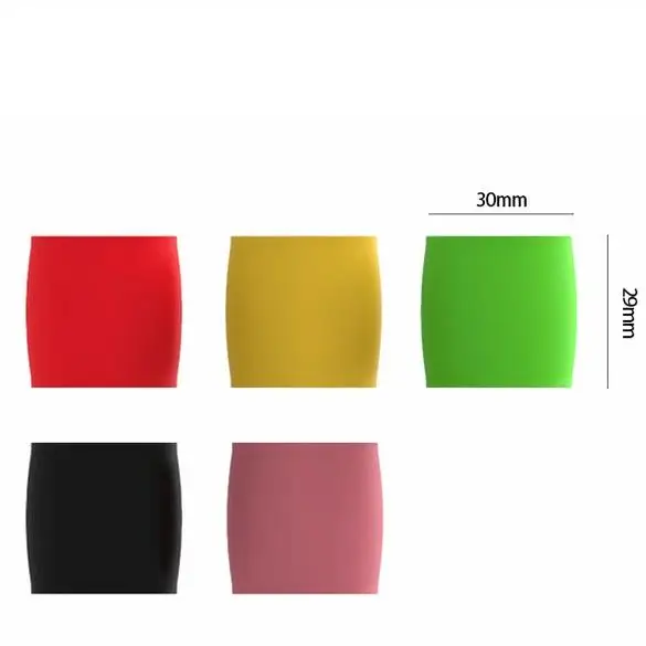 Bicycle Handlebar Tape End Fixing Silicone Band High Elasticity Secure Fit Weather Resistant Easy Installation No Tools Required