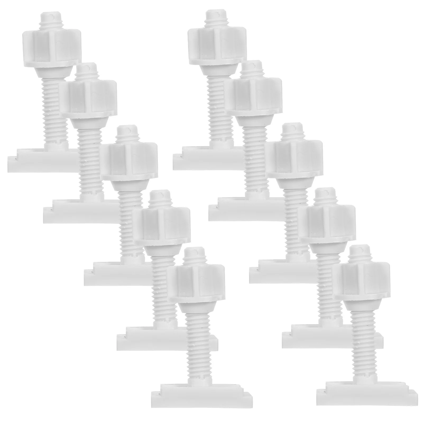 

10 Sets Toilet Cover Fixing Accessories Seat Bolt Screw Screws Mounting Bolts Replacement Kit