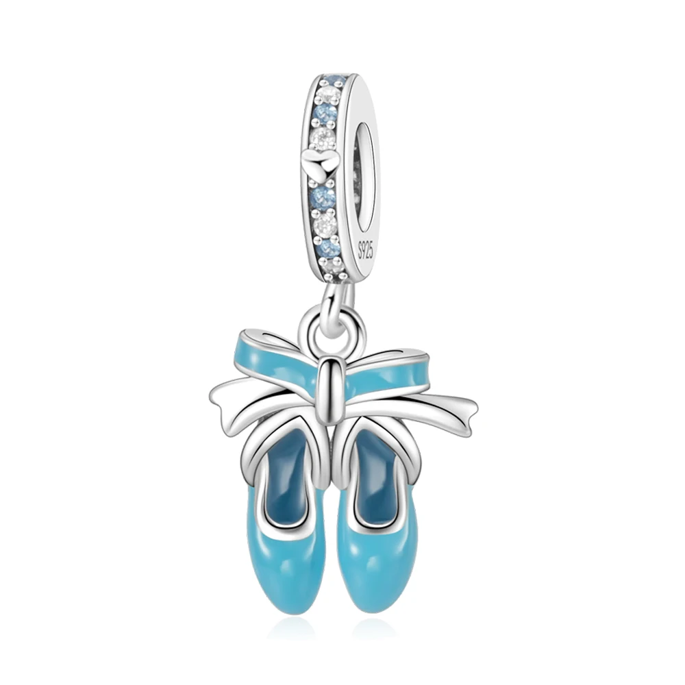 

Pan Charms Original Ballet Dance Shoe Dangle Charm Bracelet Pendant Jewelry