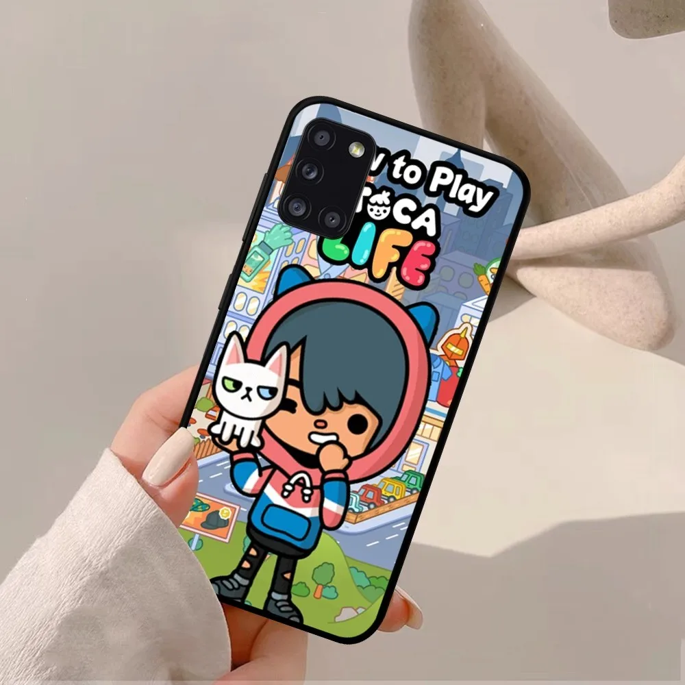 Toca Life World Game Phone Case, Shell for سامسونج A 10 11 12 13 20 21 22 30 31 32 40 51 52 53 70 71 72 73 91 13