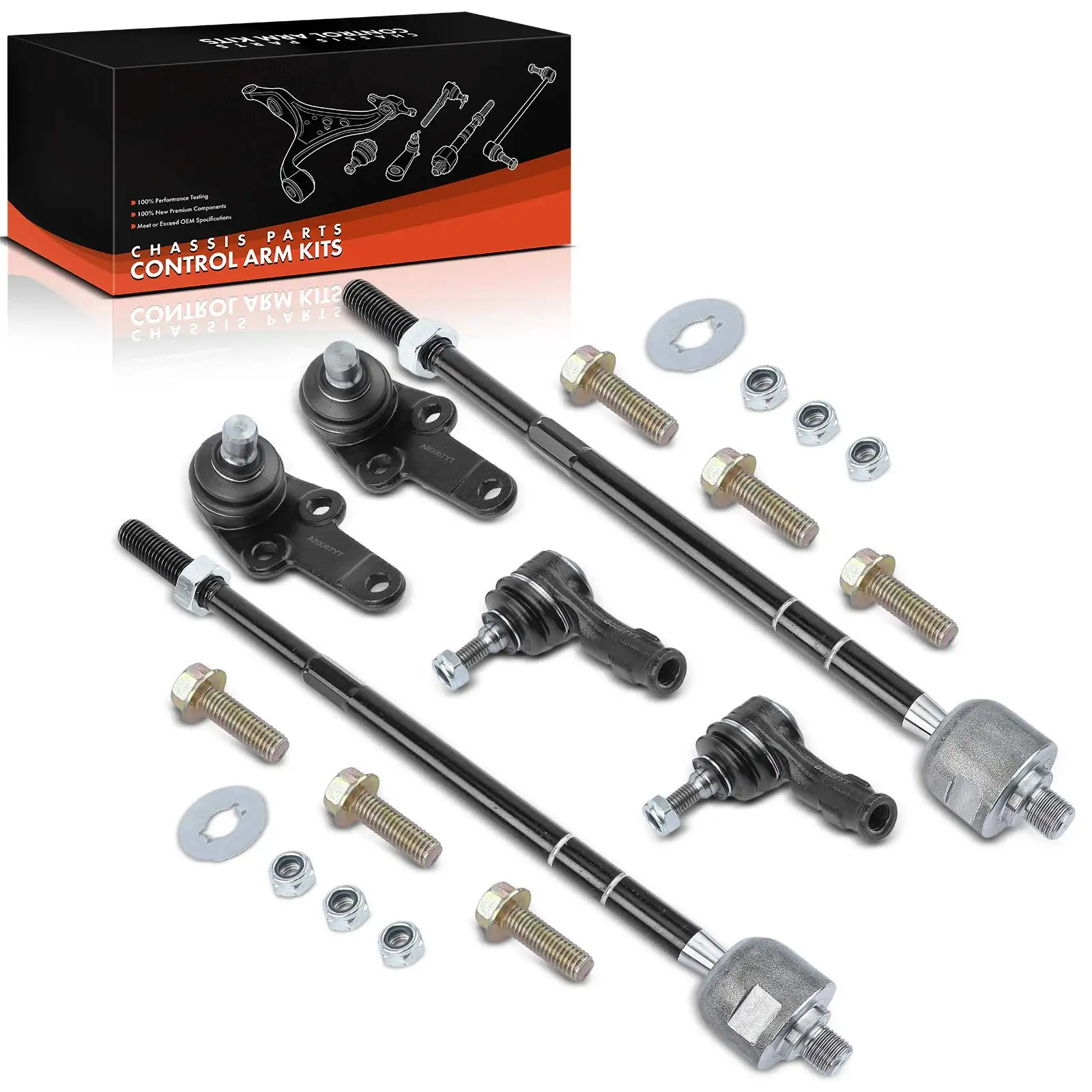 Frankberg 6-teilig Querlenker Satz Vorderachse innen für Ford Focus DAW DBW DNW 98AG3395AE