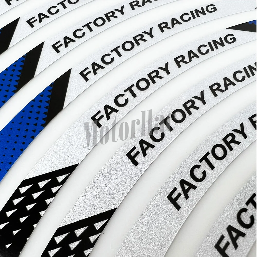 Motorrad Reflektierender Felgenaufkleber 10/12/17/18 Zoll Felgenstreifen Naben-Zubehör Wasserdicht Für Ducati Honda Yamaha Suzuki KTM – Detail 7