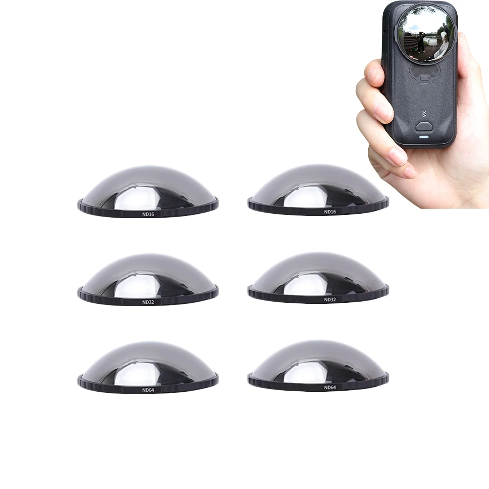 For Insta360 X6 Optical Glass ND Filter Long Exposure Waterfall Car Trails Motion Blur Movie Effect Aluminum Frame