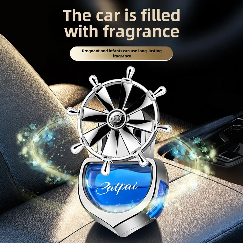 

Car Aromatherapy Air Outlet perfume Rotating Spiral Parts Air freshener Eliminating Odor Interior Accessories Holiday Gift