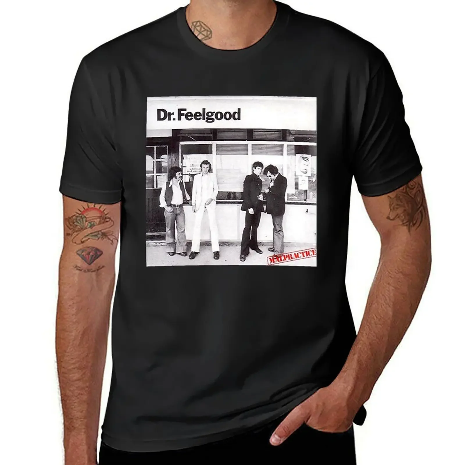 

Dr. Feelgood Malpractise T-Shirt baggy shirts graphic t shirt vintage vintage clothes black t shirts for men