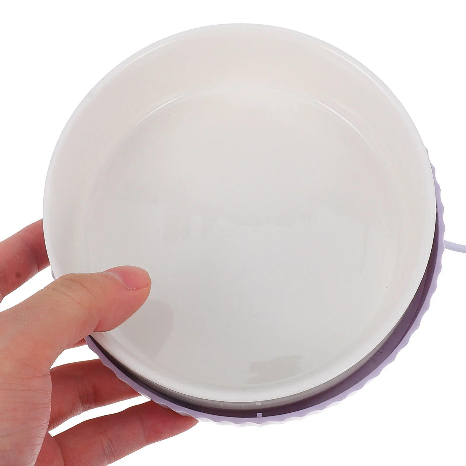 

Thermostatic Ceramic Pet Bowl 350ml Heated Water Bowl Indoor Outdoor Cat Dog Thermal Water Dispenser Quiet Ceramic Cat Bowls