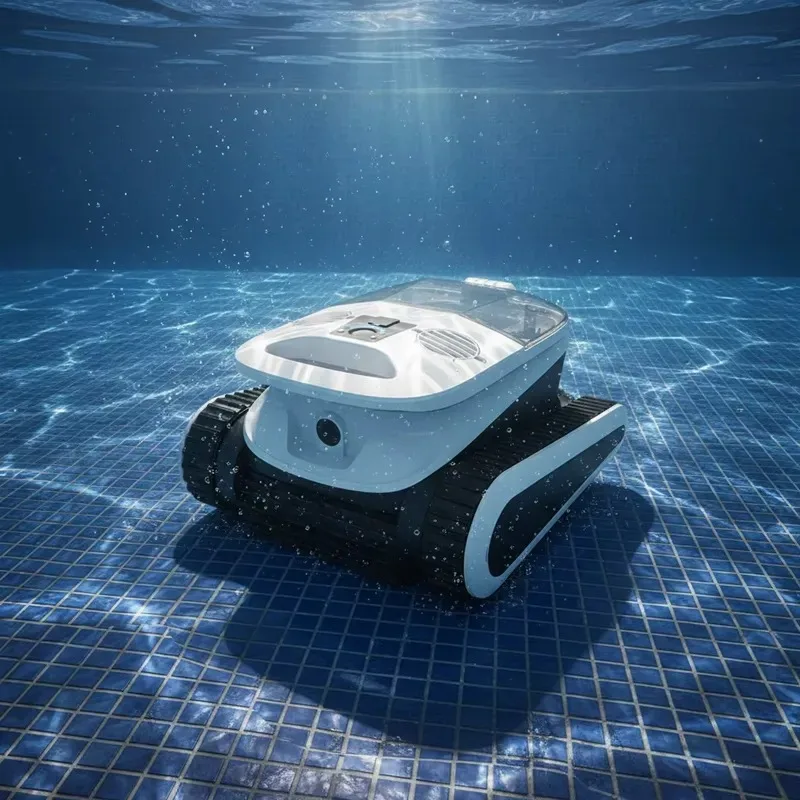 Wireless Automatic Indoor Swimming Pool Cleaning Robot Remote Control Vacuum Wall Suction