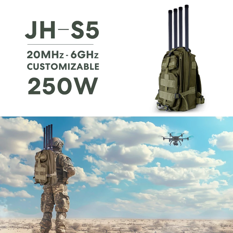 Módulo Anti Drone para Set 20MHz-6G 150W-500W 1-4km, dispositivo de señal, bloque GaN Jume Merer Jame para Minger ing