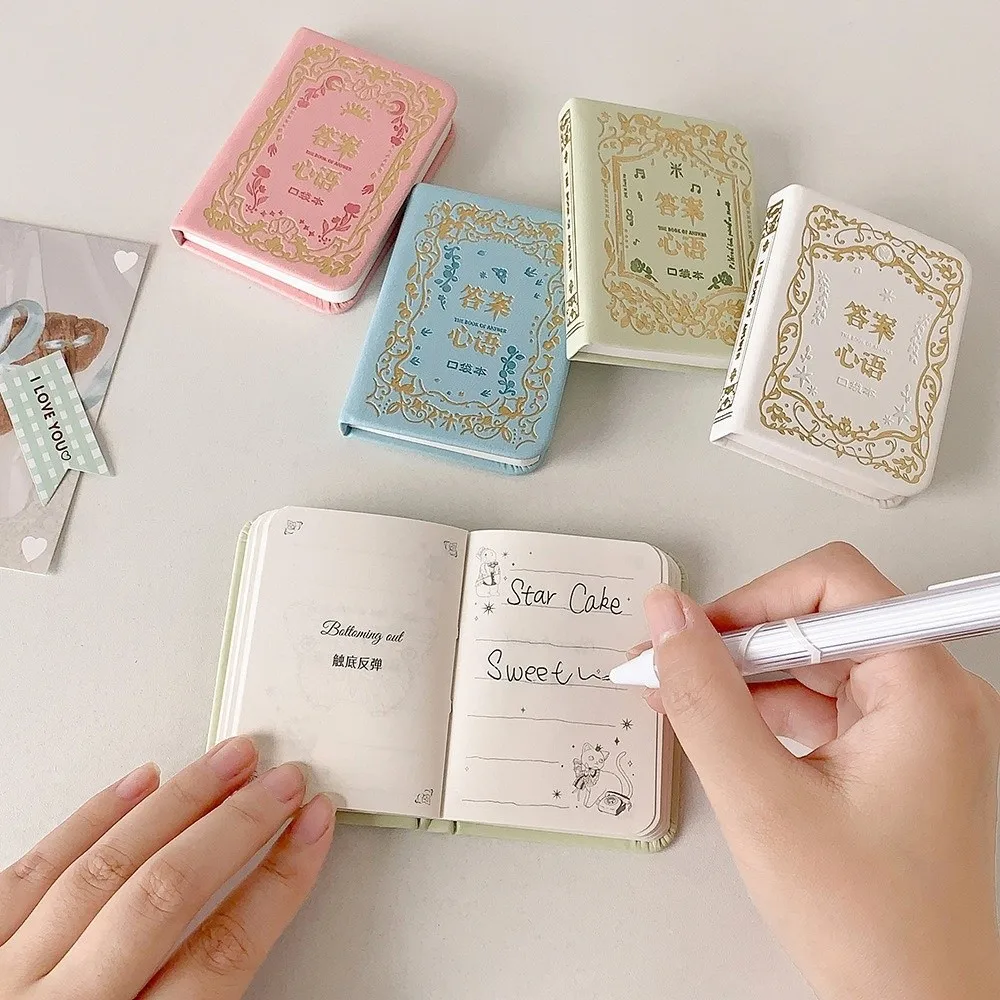 New Answer Book Pocket Book Mini Portable Notebook Colorful Word Excerpt Book Students