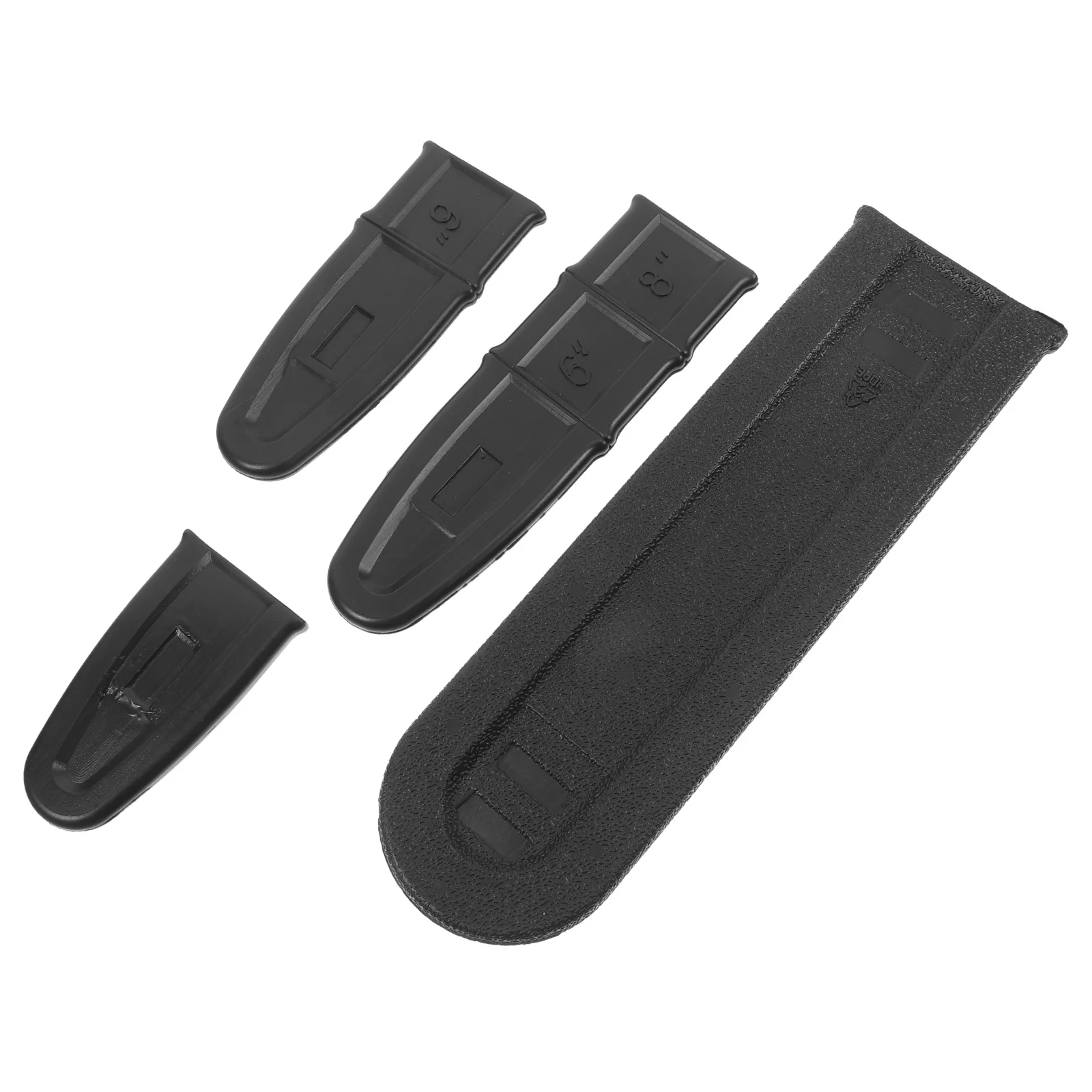 

4pcs Electric Chainsaw Protective Cover Plastic Bar Scabbard Guard For Garden Tools Accessories Reusable Durable Pole Storage